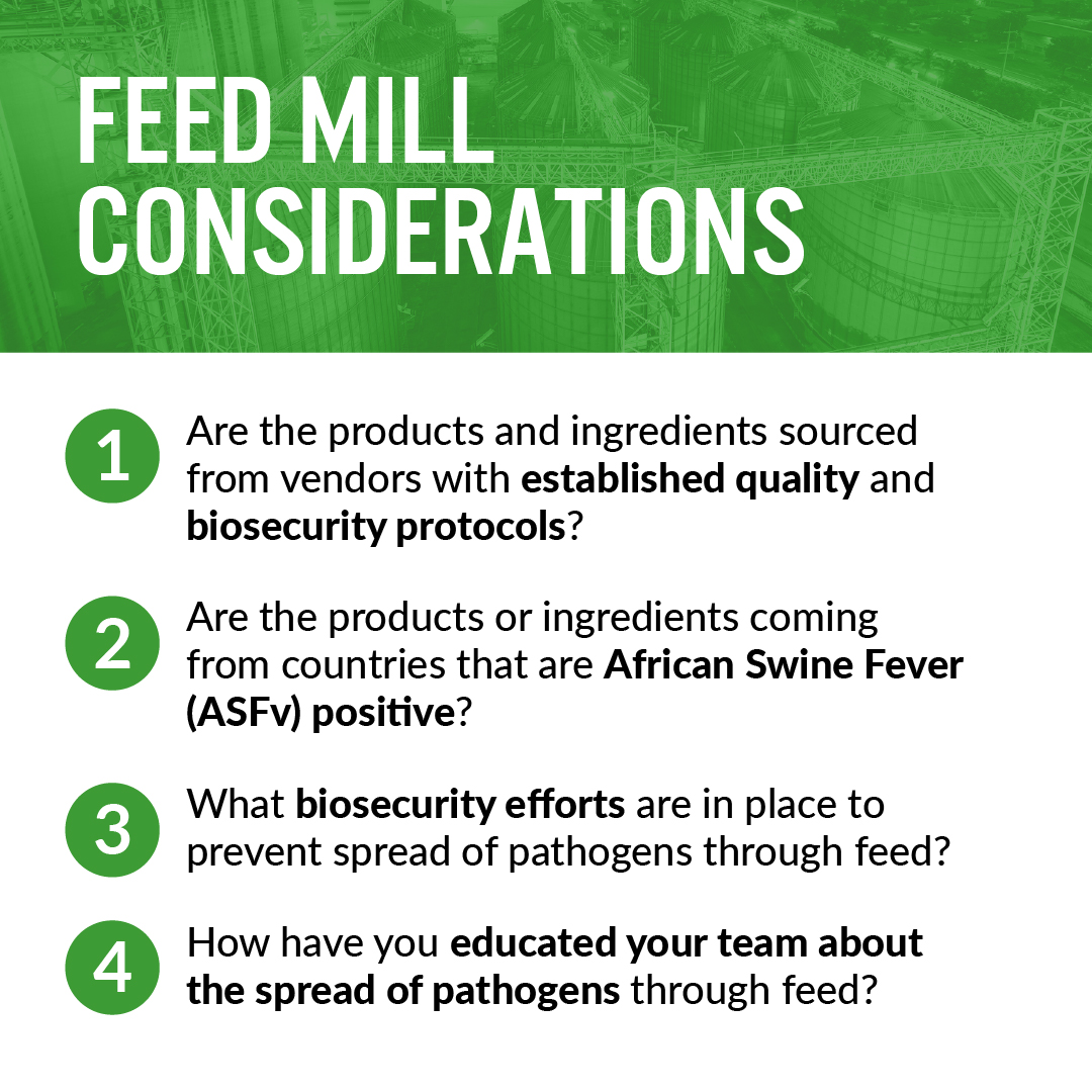 Diagram of Feed Mill Considerations