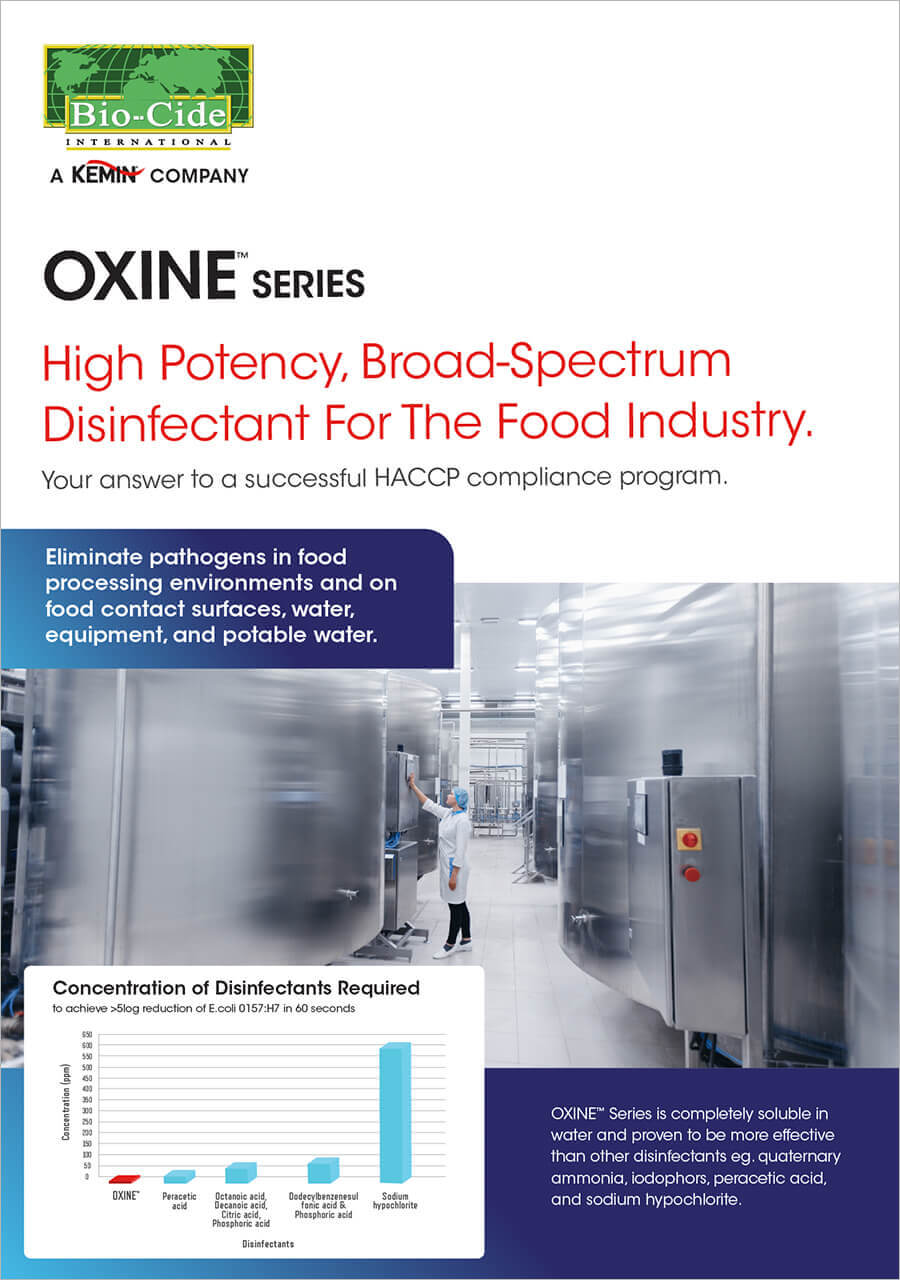 Disinfection System Antimicrobial and Disinfectant Solutions Kemin